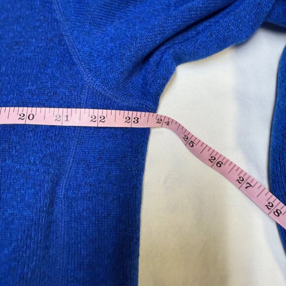 Patagonia Men’s Better Sweater 1/4 Zip Pullover Large Blue Fleece – Elastic Logo - Picture 8 of 9